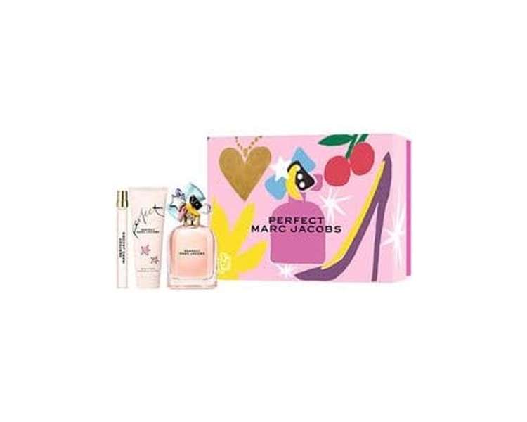 Marc Jacobs Perfect EDP 100ml + EDP 10ml Body Lotion 75ml Giftset