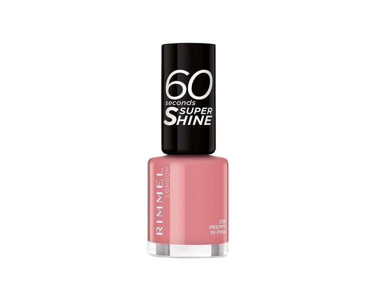 Rimmel 60 Seconds Nail Polish Preppy in Pink 8ml