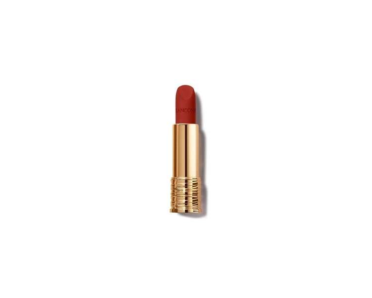 Lancôme L'Absolu Rouge Intimatte Long-Lasting Hydrating Lipstick 196 French Touch Warm Orange Red