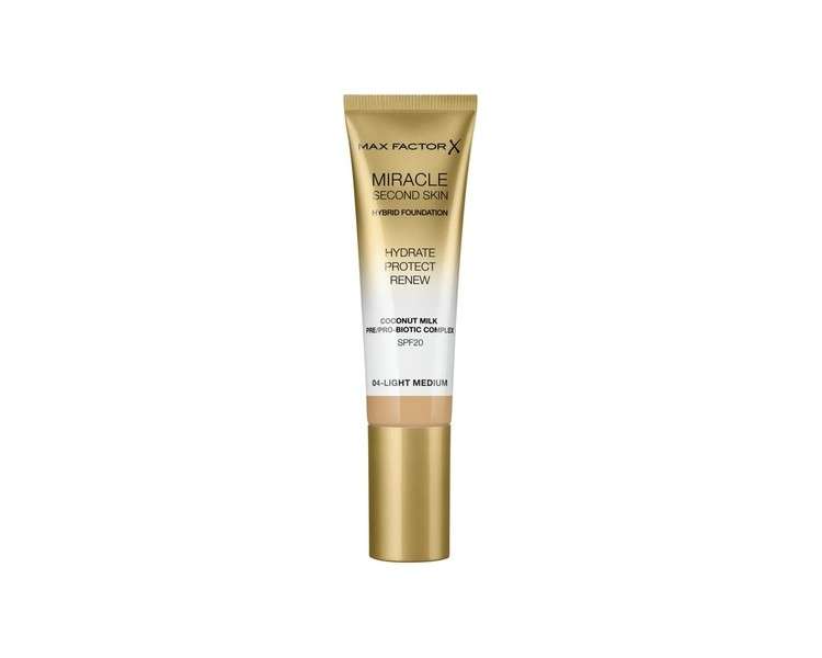 Max Factor Miracle Second Skin Foundation - 04 Light Medium