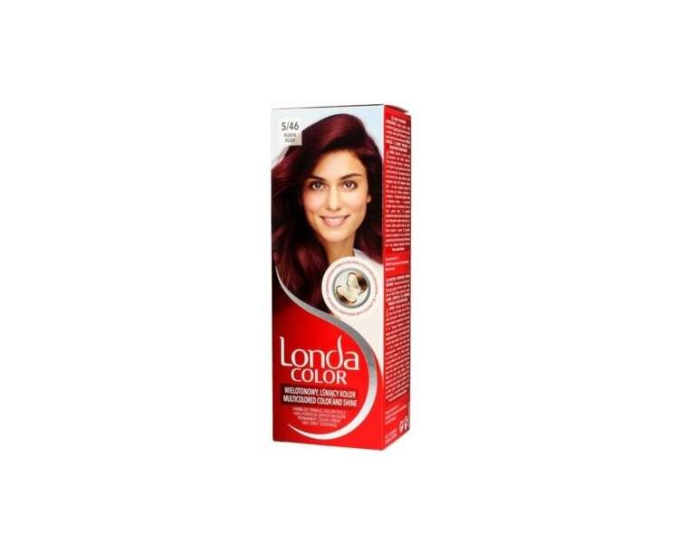 Londacolor Creme Hair Color No. 5/46 Ruby Red 1 Pack