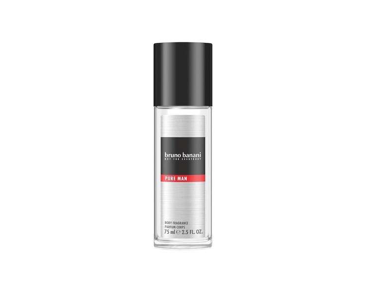 BRUNO BANANI Pure Men Perfumed Deodorant Spray Glass 75ml