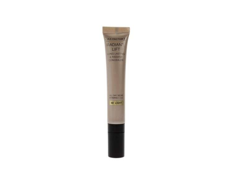 Max Factor Radiant Lift Hydrating and Brightening Concealer with Vitamins C and E 02 Light 7ml