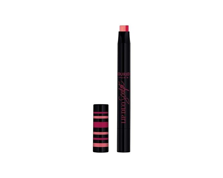 Bourjois Lip Duo Sculpt 003 Grenade-in Raspberry Lipstick 1.1g