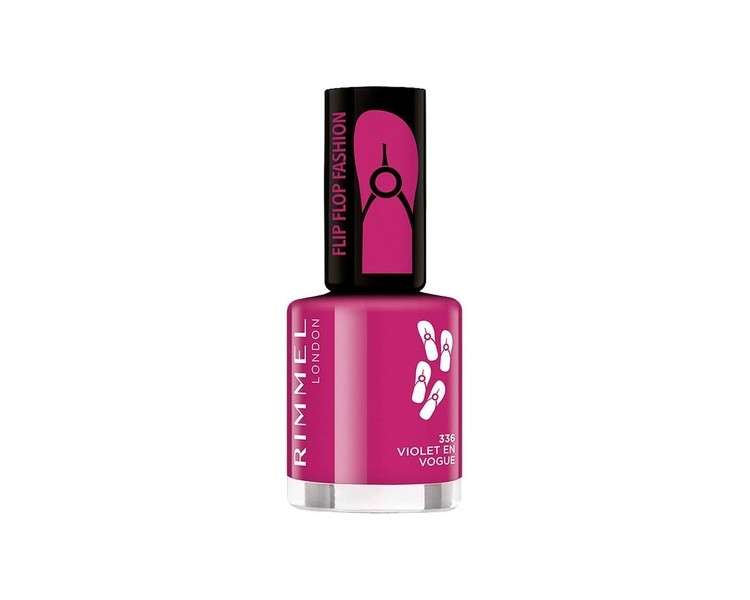 Rimmel 60 Seconds Nail Polish Super Shine Violet en Vogue 336 8ml