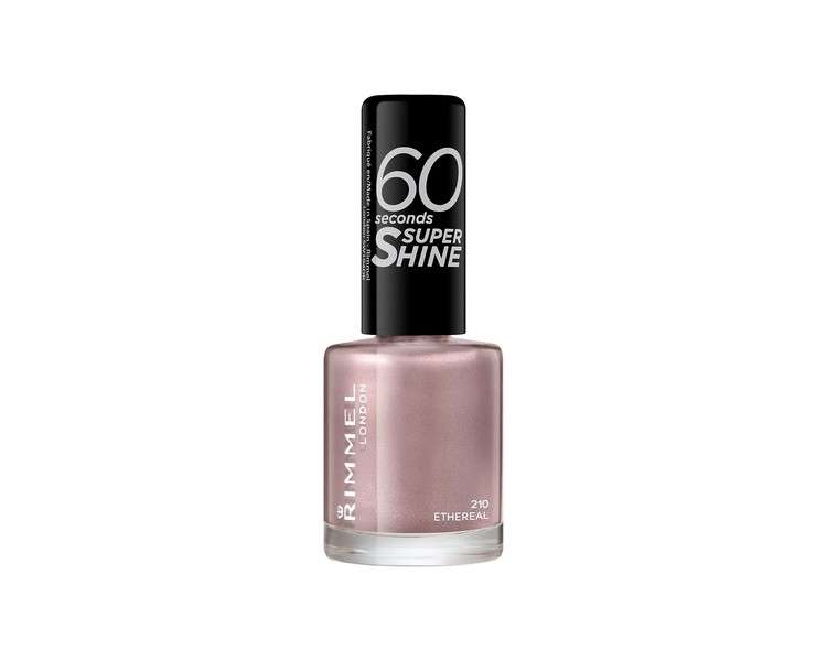 Rimmel 60 Seconds Super Shine Nail Polish 8ml Ethereal Nude