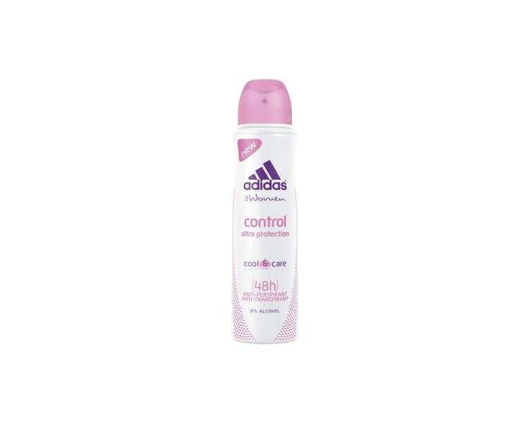 Adidas Cool & Care Control Women's Deodorant Antiperspirant Spray 150ml