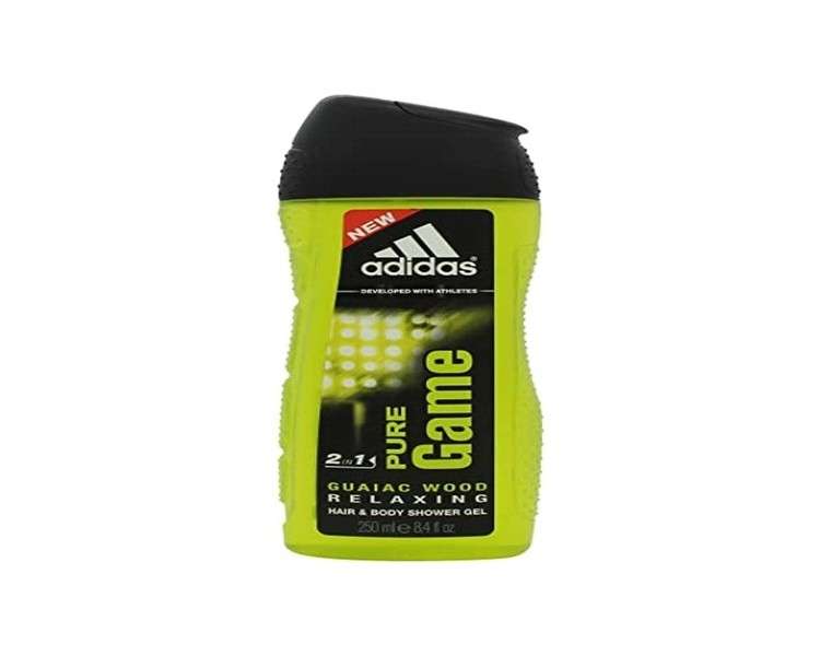 Adidas Pure Game Hair and Body Shower Gel 250ml