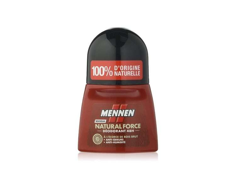 Mennen Natural Force Deodorant Bullet, Men, 48 Hours, 50.0 Ml