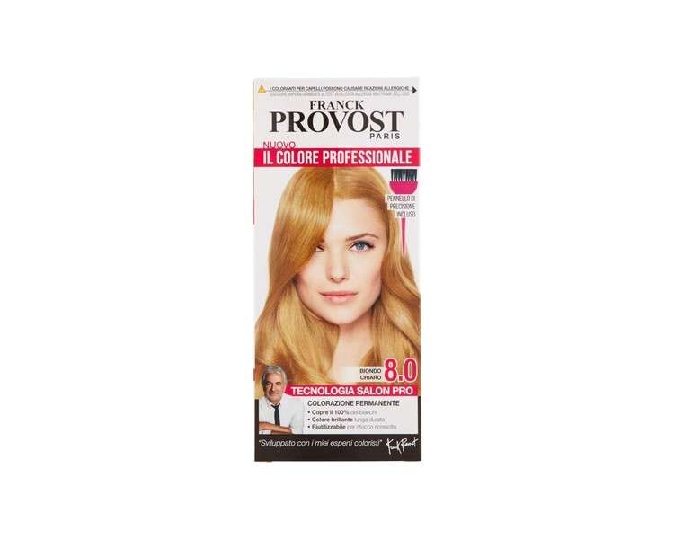 Franck Provost Permanent Hair Color 8.0 Light Blonde