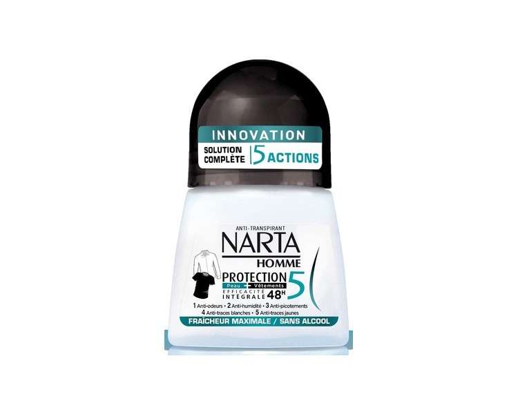 Narta Protection5 Maximum Freshness Deodorant Roll-On 50ml