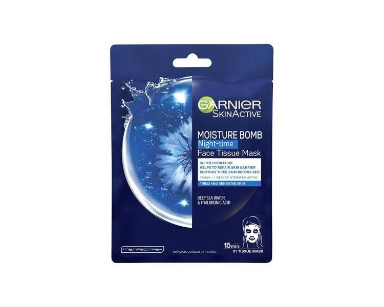 Garnier Skin Naturals Super Hydrating Night Sheet Face Mask