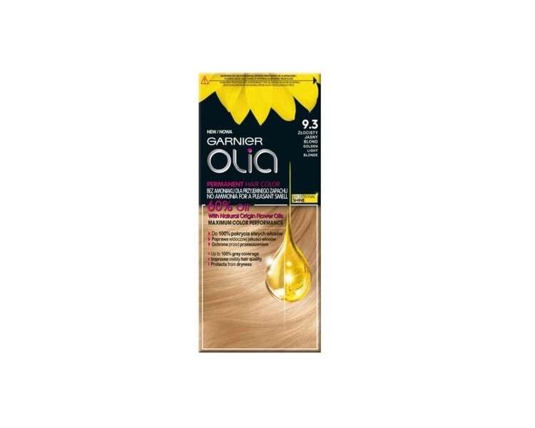 Garnier Olia Hair Color 9.3 Golden Light Blonde (P1)