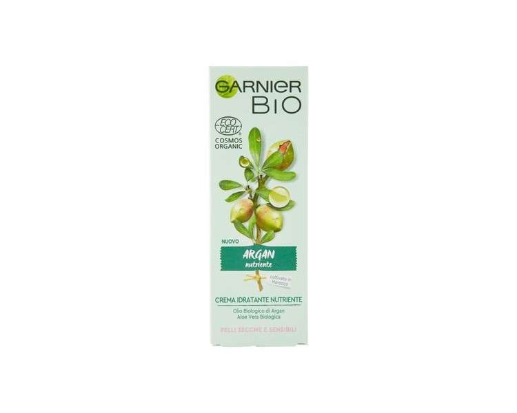 Garnier Bio Argan Face Cream for Natural Face Moisturizing and Nourishing Argan Formula for Dry or Sensitive Skin 50ml