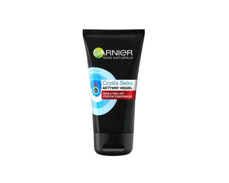 Garnier Pure Skin Activated Charcoal peel-off mask Against Blackheads 50ml