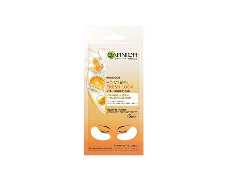 Garnier Moisture Fresh Look Eye Mask Pair Orange 6g