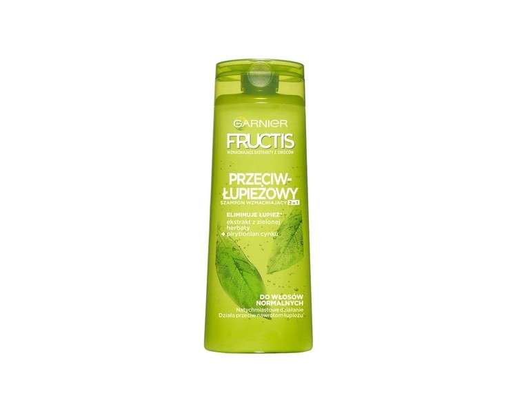 Garnier Fructis Anti-Dandruff Hempoo 2 in 1 Nourishing Shampoo for Normal Hair 400ml