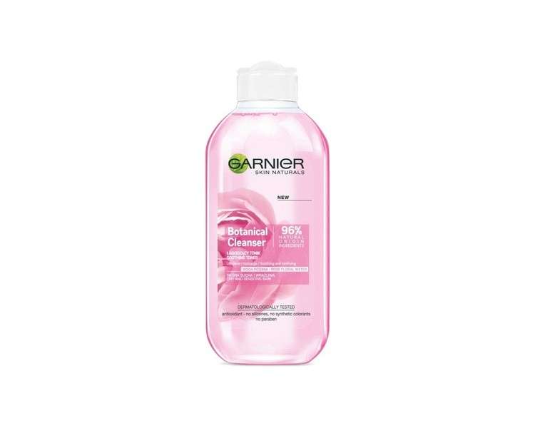 Garnier Skin Naturals Botanical Rose Body Lotion for Dry and Sensitive Skin 200ml