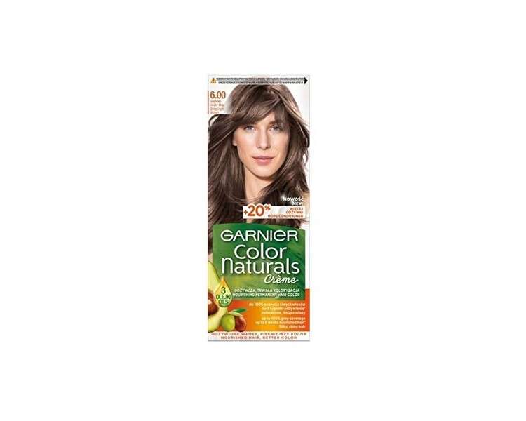 Garnier Colour Natural Hair Dye No. 6.00 Deep Dark Blonde