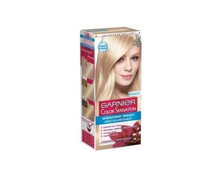 Garnier Color Sensation Hair Dye 113 Silky Beige Super Light Blonde 1pc