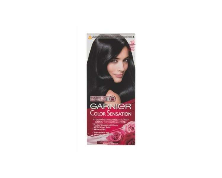 Garnier Color Sensation Hair Color 1.0 Ultra Black 40ml