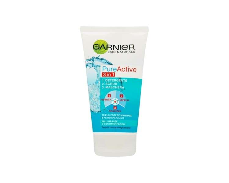 Garnier Skinactive Facial Scrub 3in1 150ml