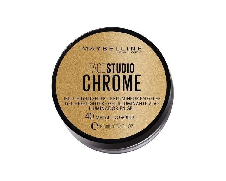 Maybelline Face Studio Chrome Jelly Highlighter 40 Metallic Gold