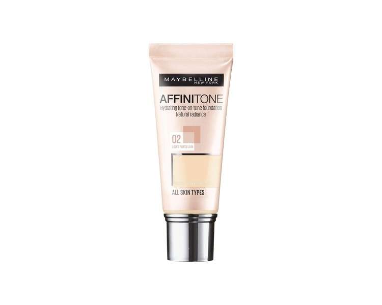 Maybelline New York Affinitone Unifying Foundation Cream 02 Light Porcelain