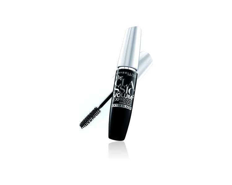 Maybelline New York The Classic Volume Express Mascara With Curved Brush 10ml Extra Black