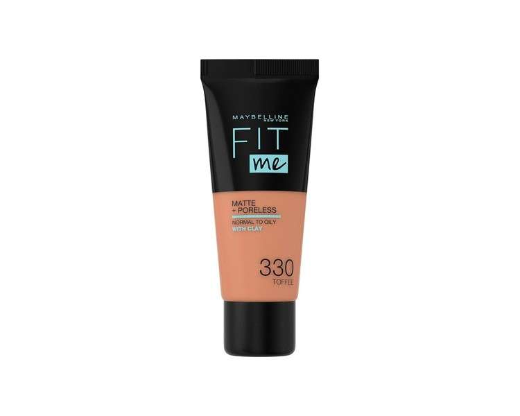 Maybelline New York Fit Me Matte & Poreless Foundation 330 Toffee 30ml