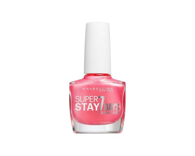 Maybelline New York Superstay Nailpolish Forever Strong 7 Days Gel Nail Polish Rose Tornado 10ml