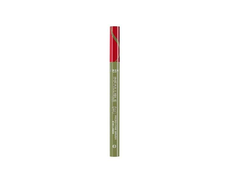 L'oreal Paris - Liquid Eyeliner Infallible Grip 36h Micro fine Brush 05 Sage Green 0.4g