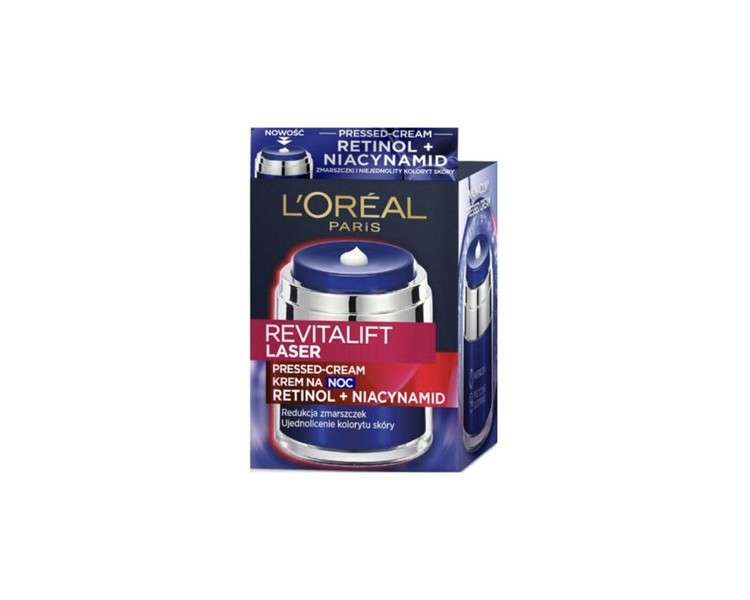 L'Oreal Revitalift Laser Retinol + Niacinamide Night Face Cream 50ml