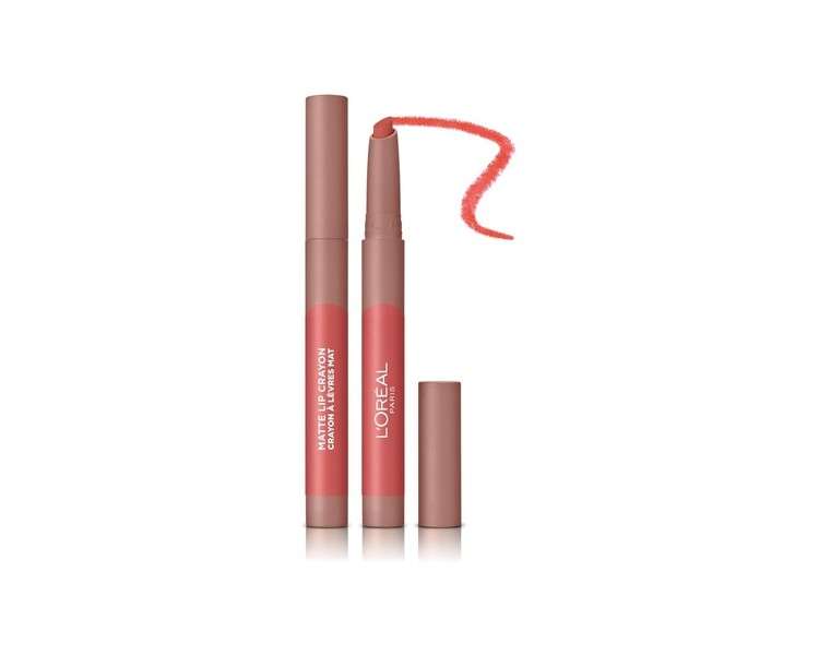 L'Oreal Paris Infallible Very Matte Lip Crayon Lipstick No.105 Sweet and Salt