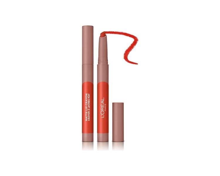 L'Oréal Paris Infallible Matte Lip Crayon Lipstick 110 Caramel Rebel 1.3g