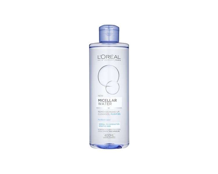 L'Oréal Micellar Water for Normal to Combination Sensitive Skin 400ml