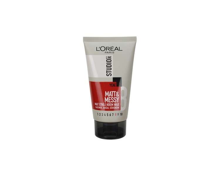 L'Oreal Paris Studio Line Matt & Messy Shine Fiber Paste - 150 Ml