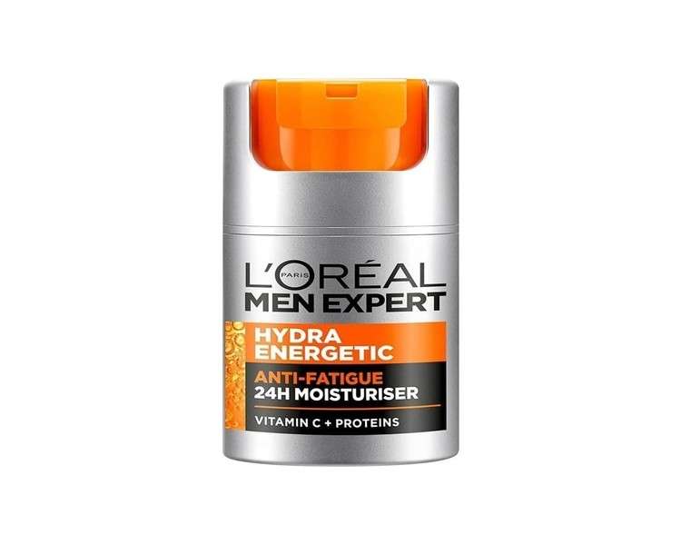 L'Oreal Men Expert Hydra Energetic Anti-Fatigue Moisturizer with Proteins and Vitamin C 50ml