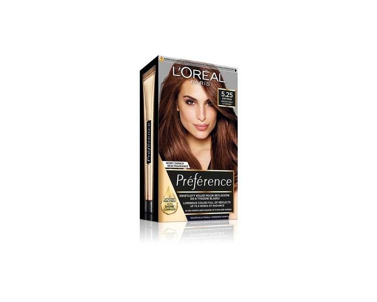 L'Oreal Paris Recital Preference M2 5.25 Antigua Hair Color 60ml