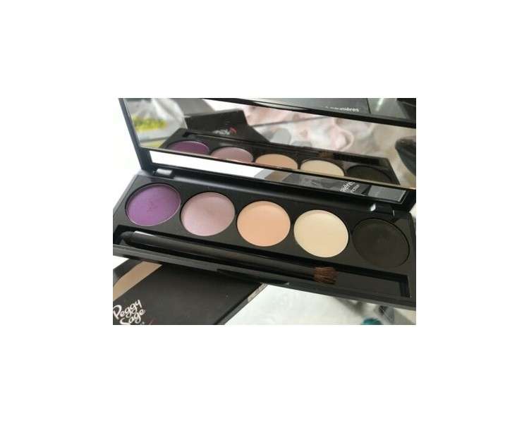 PEGGY SAGE Eye Shadow Color Palette with Mirror and Brush - Harmony Bloom