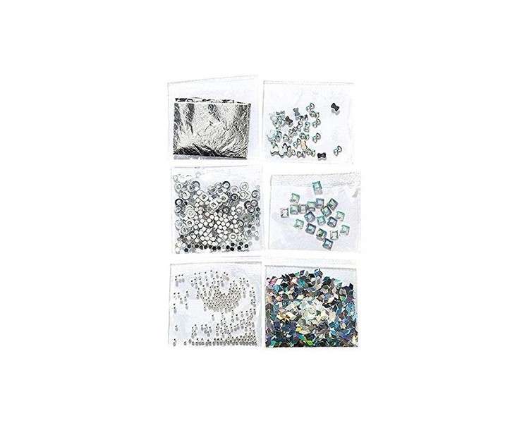 Mini Silver Nail Art Kit 149313