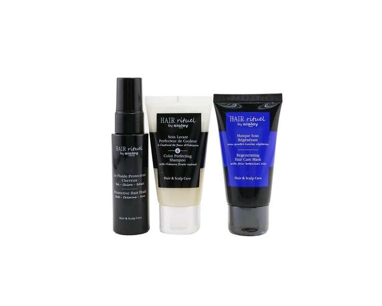 Sisley Hair Rituel By Sisley Color Protection Kit: Shampoo 50ml, Hair Mask 50ml, Hair Fluid 40ml