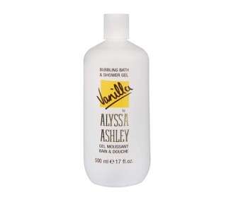 Vanilla by Alyssa Ashley 17oz Bubbling Bath & Shower Gel for Women