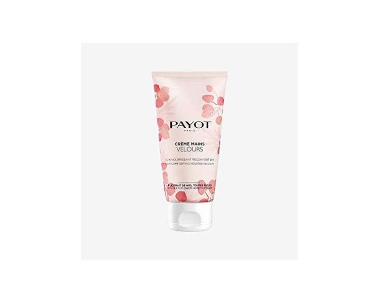 PAYOT Non-Greasy Hand Cream Mains Velours 24H Melt-In Cream - Provides Moisture and Nutrition for 24 Hours