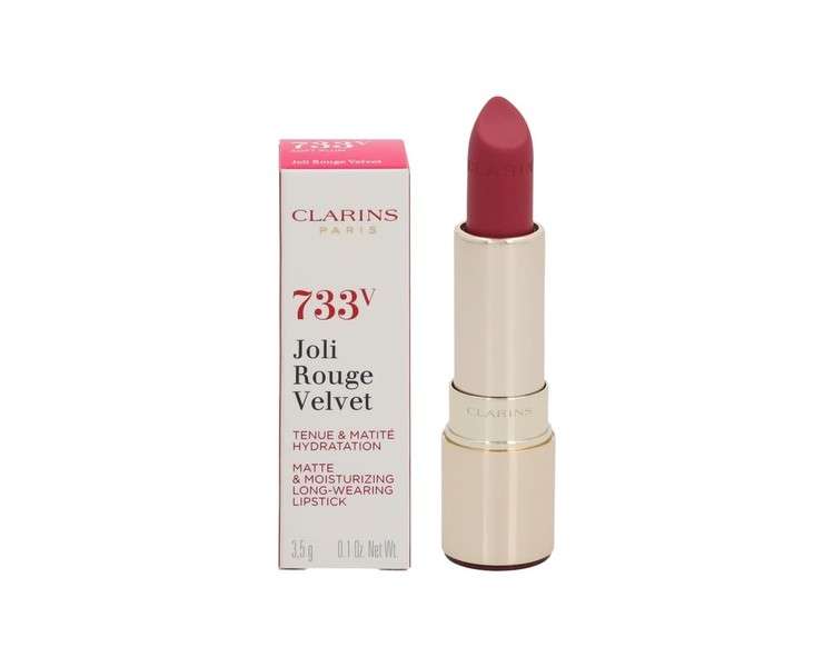 Clarins Joli Rouge Velvet Matt Lipstick 733V