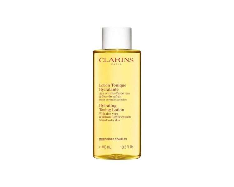 Clarins Hydrating Toning Lotion Tonique Hydratante Face Toner for Normal, Dry Skin 400ml