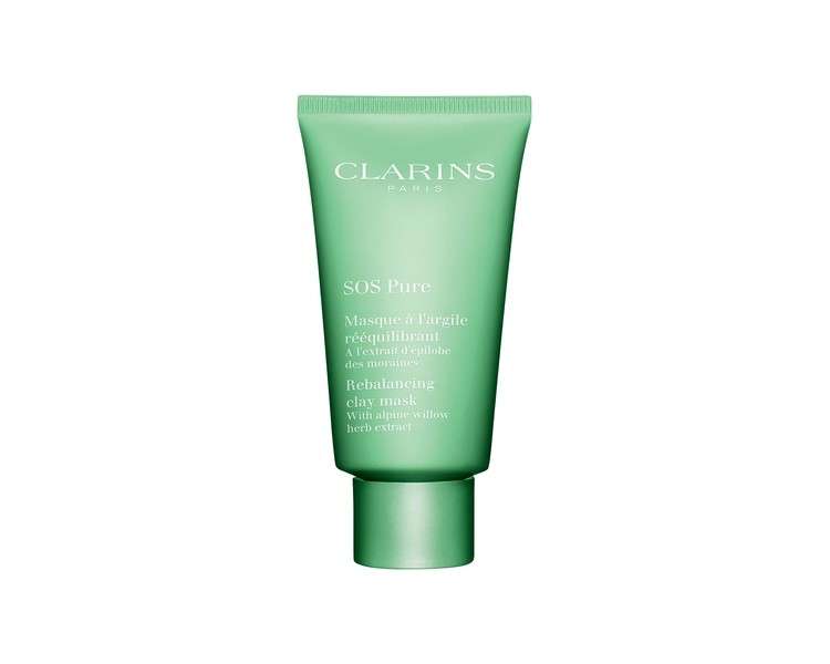 Clarins SOS Pure clay Face Mask Peeling and Cleansing 75ml
