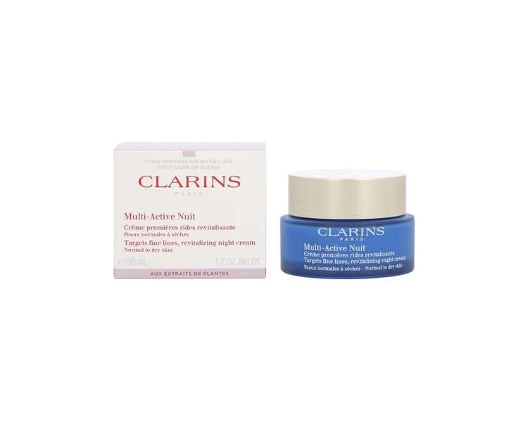 CLARINS Multi-Active Night Cream for Normal to Dry Skin 50ml