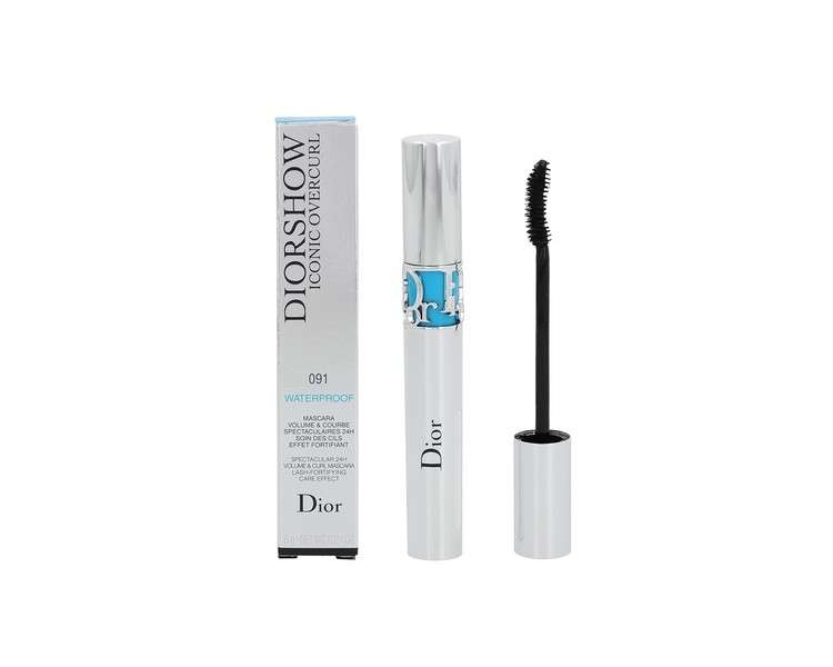 Christian Dior Iconic Overcurl Waterproof Mascara 091 Ultra Black 0.21oz