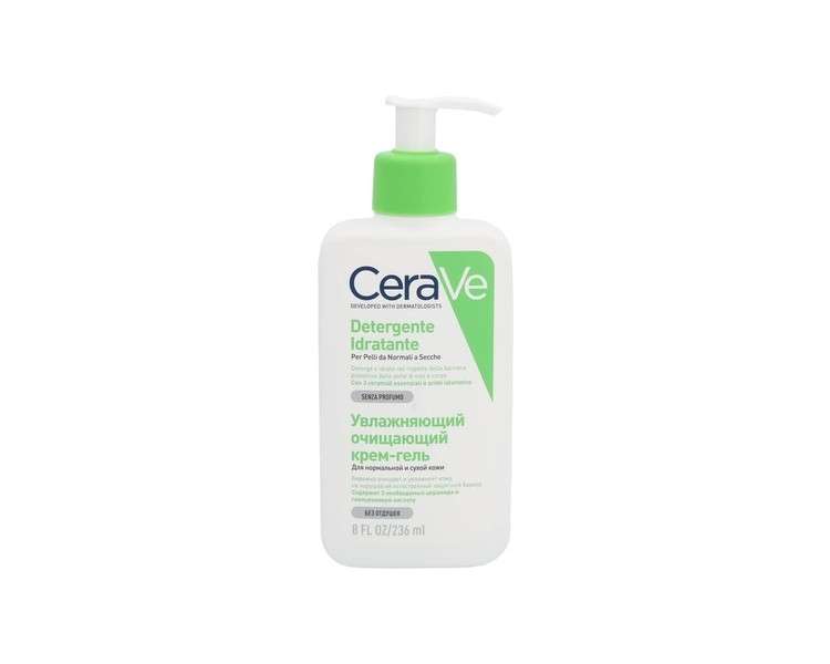 Cerave Hydrating Cleanser For Normal To Dry Skin 236mL